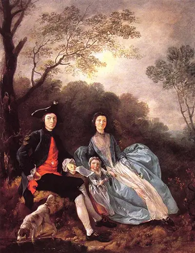 The Artist with his Wife and Daughter Thomas Gainsborough